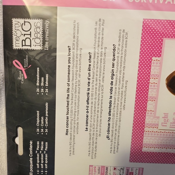Mambikit breast cancer survivor pink scrapbook kit NEW - Picture 8 of 8